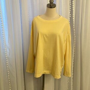 Yellow Long Sleeve Top